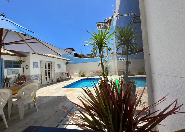 BOA SORTE SUITES com PISCINA GARAGEM e Pé na PRAIA de GERIBÁ