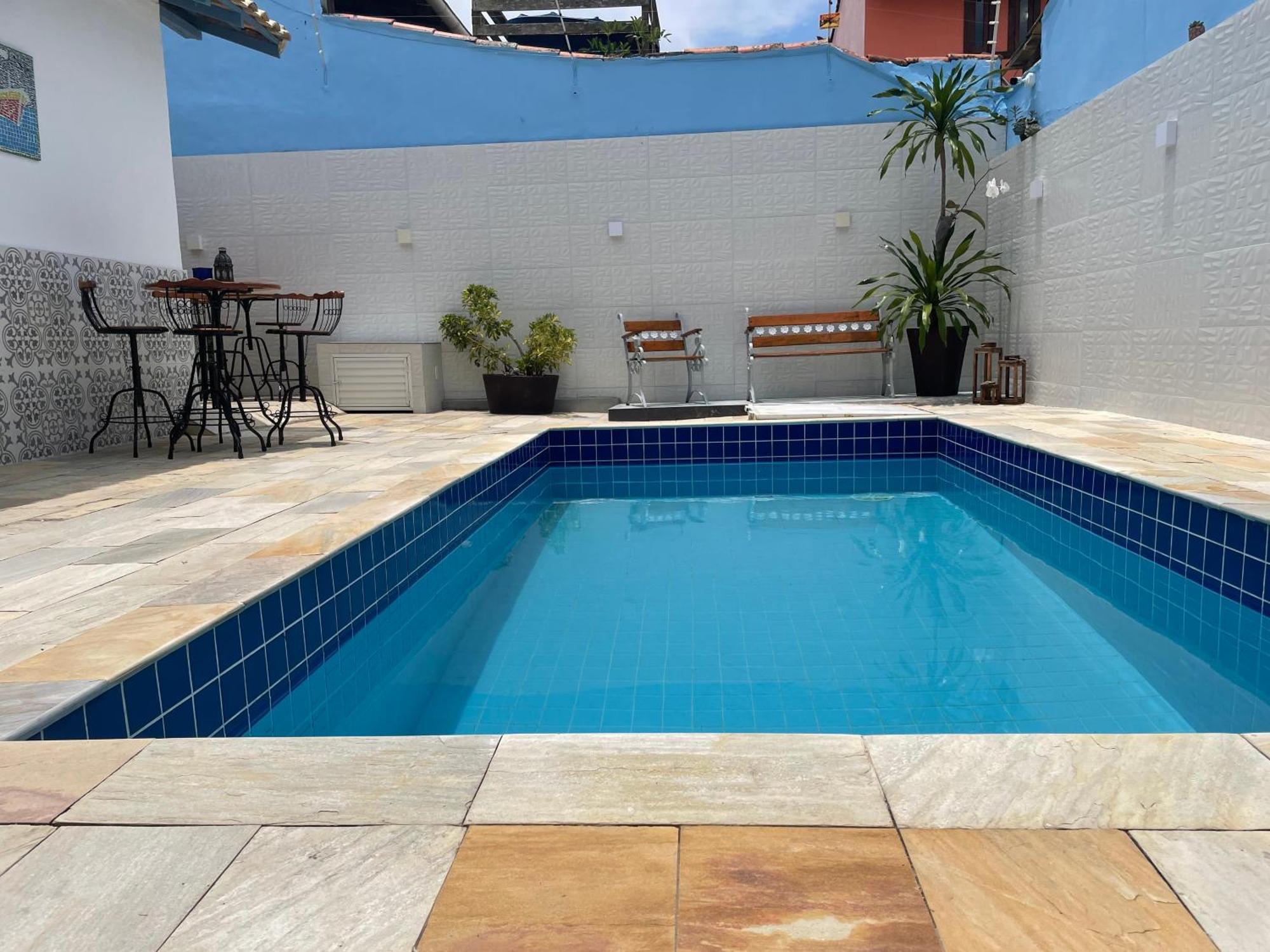 Boa Sorte Com Piscina Garagem E Pé Na De Geribá Pensión *
